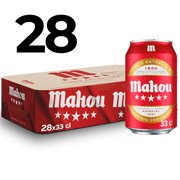28 latas mahou 5 estrellas