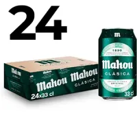 24 latas 33cl Mahou Clásica