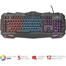 Teclado Trust GXT 840 retroiluminado multicolor con botones macro y antighosting Teclado Trust GXT 840 retroiluminado multicolor con botones macro y antighosting
