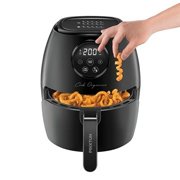 Freidora sin aceite con pantalla - ajustable hasta 200ºC - 10 programas - temporizador