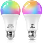 2 Bombillas LED WiFi RGB 7W 600lm - control por APP / Alexa / Google Home