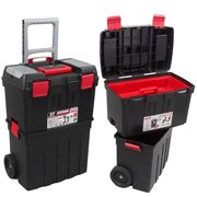 Taller móvil Tayg con ruedas - 2 compartimentos grandes + bandeja y 2 extra