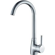 Grifo mezclador de cocina monomando - con aireador y 2 latiguillos