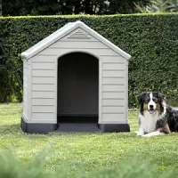 Caseta para perro grande - suelo elevado - 99cm x 95cm x 99cm