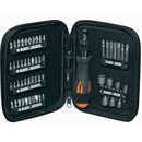 KIT Black + Decker con destornillador trinquete + 40 puntas + 7 de carraca