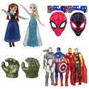  juguetes Frozen y Marvel