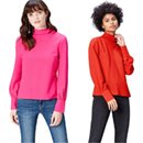 Blusa Find de cuello alto para mujer