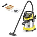 Aspirador Karcher WD 5 PREMIUM - depósito 25L acero - aspira restos con líquidos
