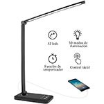 Lámpara led táctil plegable con batería recargable - tono y brillo variables