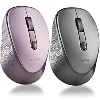 Ratón inalámbrico NGS con pilas incluidas - 2 colores