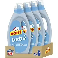 Pack 128 dosis Norit Bebé - detergente lavadora pieles sensibles