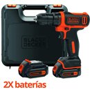 Taladro atornillador inalámbrico Black + Decker BDCDD12kb-QW 