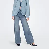 Vaqueros anchos Only para mujer de talle alto