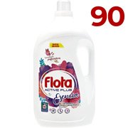 90 lavados - Detergente líquido Flota Active Plus Esencia floral afrutado