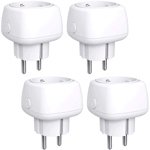 4 enchufes WiFi 10A - control desde App - comp. IFTTT, Alexa, Google Home