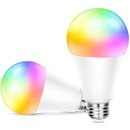 2 Bombillas LED WiFi RGB - control por APP / Alexa / Google Home