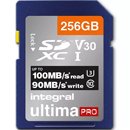 256GB tarjeta SD U3 100MB/s de lectura - 90MB/s de escritura