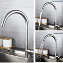 Grifo mezclador de cocina con chorro ajustable + 2 latiguillos