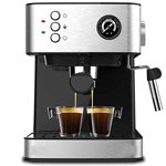 Cafetera espresso 20 bares - con calientatazas y espumador