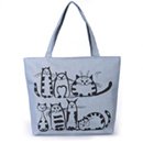 Bolso de lona con forro interior 