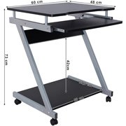 mesa de ordenador forma de z