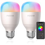 2 Bombillas LED WiFi RGB 10W 800lm - control por APP / Alexa / Google Home