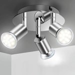 Lámpara de techo con 3 focos orientables - usa bombillas GU10