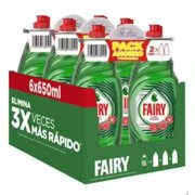 6 de 650ml Fairy Ultra detergente concentrado lavaplatos