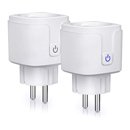 PACK 2 enchufes WiFi - control desde App - comp. IFTTT, Alexa, Google Home
