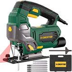 Sierra de calar - 800W - 3000cpm - incluye 6 hojas de corte - guía láser