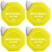 Pack 4 botes de 600ml - gel de baño Moussel Revitalizante con Lima y Menta Pack 4 botes de 600ml - gel de baño Moussel Revitalizante con Lima y Menta