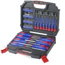 Pack de 14 destornilladores + 40 puntas para atornillar con mango incluido Pack de 14 destornilladores + 40 puntas para atornillar con mango incluido
