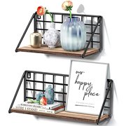 2 estantes de pared - una mide 40cm de largo y la otra 30cm