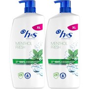 Pack 2x 800ml champú anticaspa H&amp;S Menthol