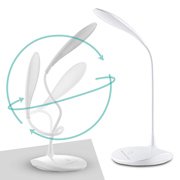 Lámpara led recargable con brillo ajustable hasta 440lm y cuello flexible