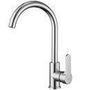 Grifo mezclador de cocina monomando - con aireador y 2 latiguillos