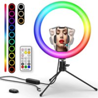 anillo led rgb 26cm