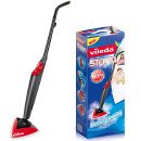 Vileda Steam - Mopa de limpieza a vapor con accesorio para alfombras