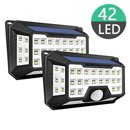  Lámparas LED recargable con panel solar y sensor de movimiento