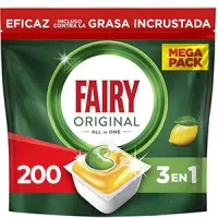Pack 200 cápsulas Fairy lavavajillas abrillantador