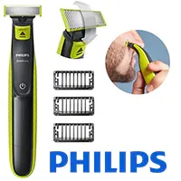 Afeitadora / recortadora Philips Oneblade inalámbrica + 3 peines guía