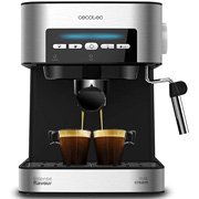 Cafetera espresso Cecotec - 20 bares - vertido automático - calientatazas y espumador