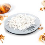 Báscula digital de cocina con función TARA - superficie de cristal - hasta 5kg