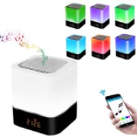 Despertador + altavoz bluetooth + lámpara RGB
