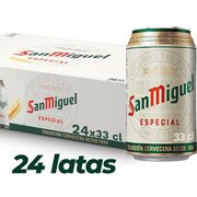 san miguel especial cerveza 24 latas