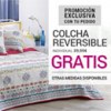 Colcha reversible GRATIS 