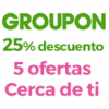 Código de hasta 25% descuento para Groupon