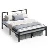 Cama con cabecero y piecero - 190x135cm - silenciosa