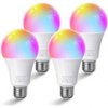 4 Bombillas LED WiFi RGB