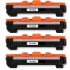 4 tóners compatibles TN1050 para impresoras láser Brother